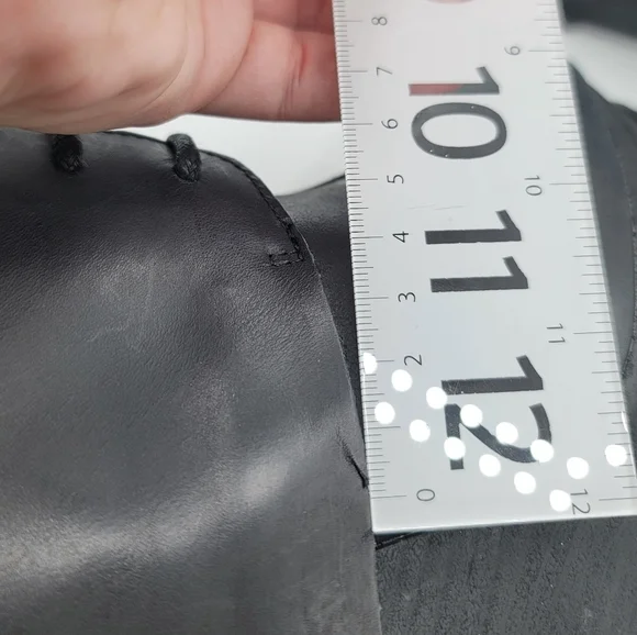 Leon Max Black Leather Boots Axis Size 8.5 NEW #1568 - Picture 5 of 16